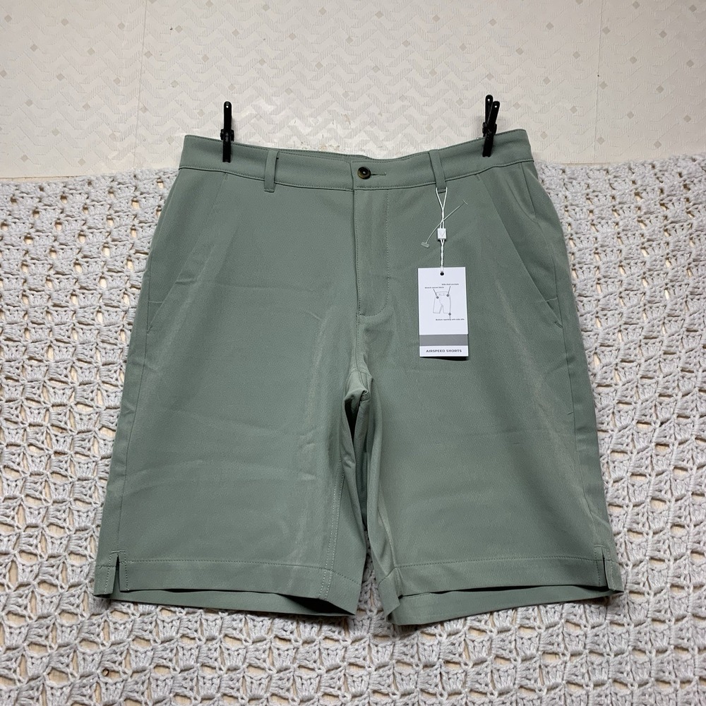 Levelwear Airspeed Golf Shorts Mens Sz 30 Iceberg Green Performance‎ Stretch NWT
